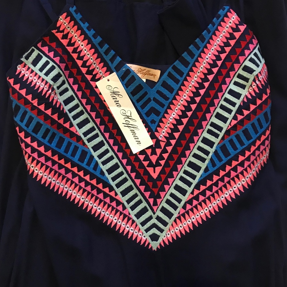 Mara Hoffman- Gorgeous Embroidered Maxi Dress NWT